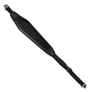 GrovTec Obsidian Black Faux Leather Sling with Swivels **