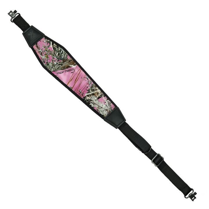 GrovTec Padded Nylon Rifle Sling with Swivels (TrueTimber Pink Camo)