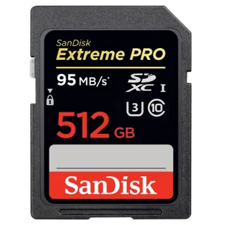 SanDisk Extreme Pro SDXC UHS-I Memory Card 512GB 95MB/s**