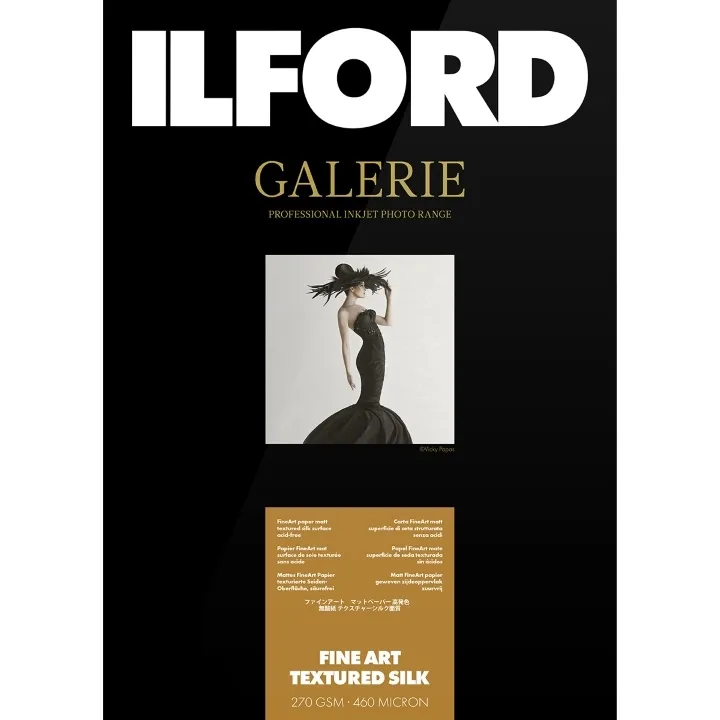 Ilford Galerie FineArt Textured Silk 270gsm 6x4" 50 Sheets