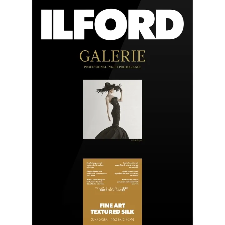 Ilford Galerie Fine Art Textured Silk 270gsm A2 25 Sheets