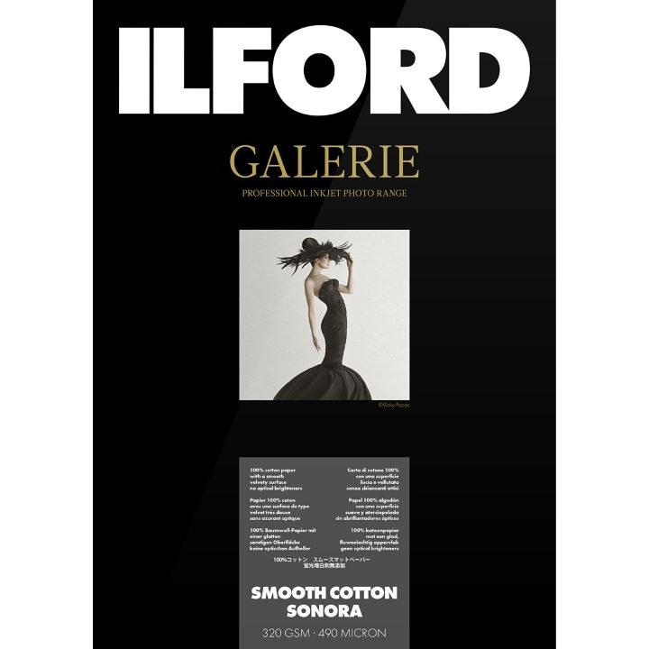 Ilford Galerie Smooth Cotton Sonora 320gsm 60" 152.4cm x 15m Roll **