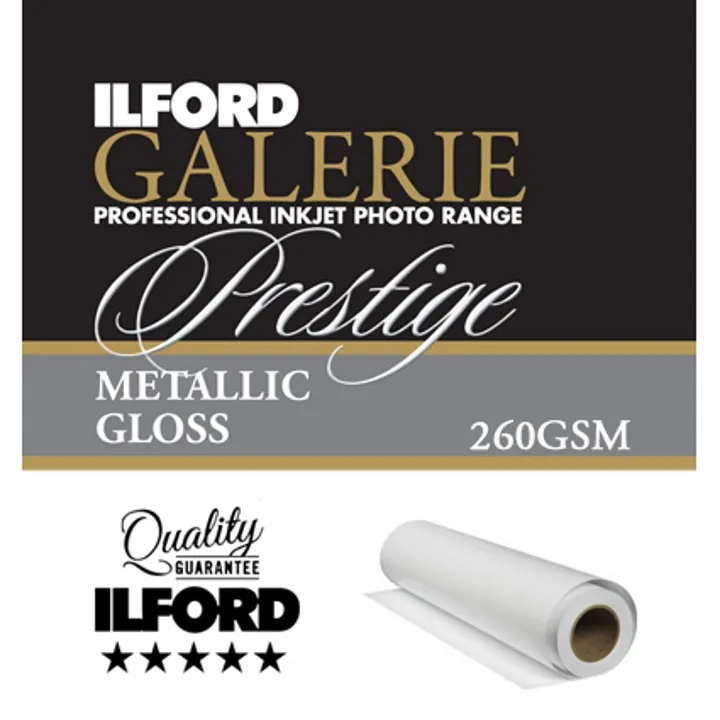 Ilford Galerie Metallic Gloss 260gsm 24" 61cm x 30.5m Roll GPMG10