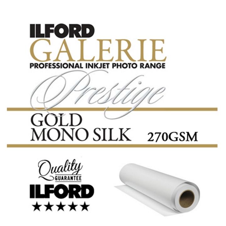 Ilford Galerie Gold Mono Silk 270gsm 17" 43.2cm x 12m Roll GPGMS**
