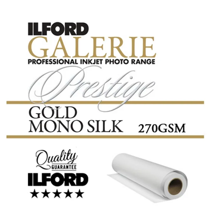 Ilford Galerie Gold Mono Silk 270gsm 24" 61cm x 12m Roll GPGMS