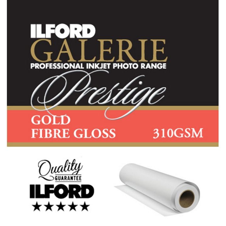 Ilford Galerie Gold Fibre Gloss 310gsm 24" 61cm x 12m Roll GPGFG **