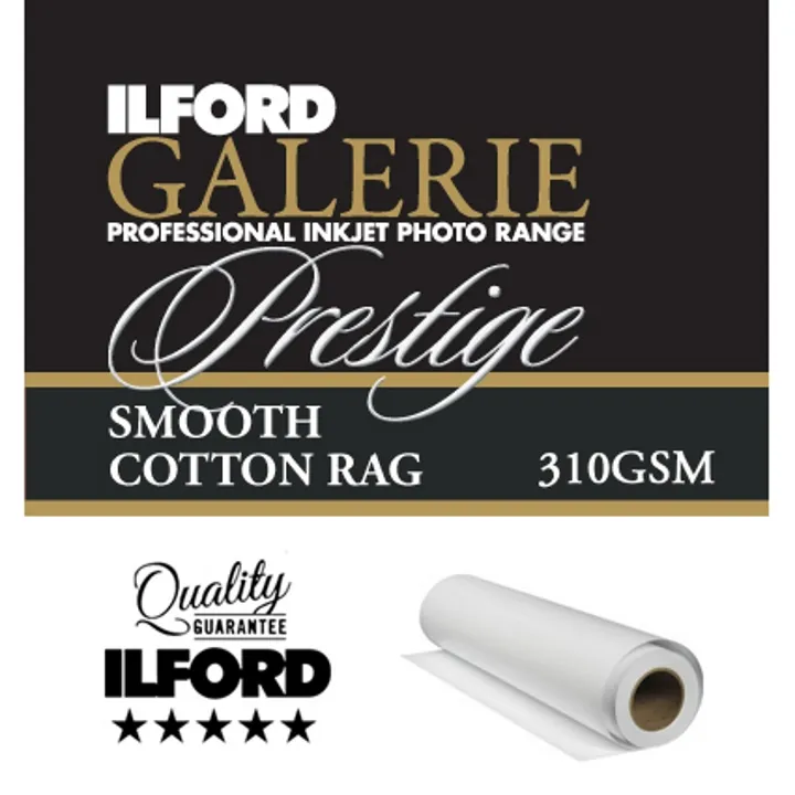 Ilford Galerie Smooth Cotton Rag 310gsm 17" 43.2cm x 15m Roll GPSC19
