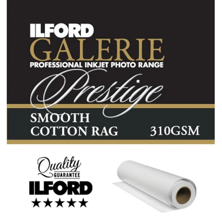 Ilford Galerie Smooth Cotton Rag 310gsm 44" 111.8cm x 15m Roll GPSC19