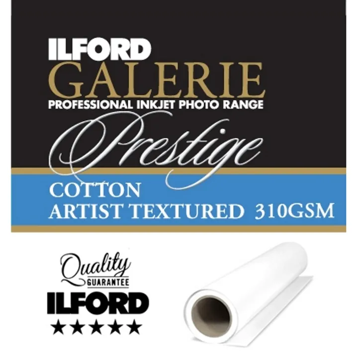 Ilford Galerie Cotton Artist Textured 310gsm 17" 43.2cm x 15m Roll GPCAT23