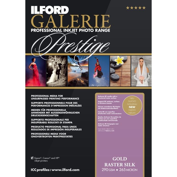 Ilford Galerie Prestige Raster Silk Paper Sheets (290 GSM)