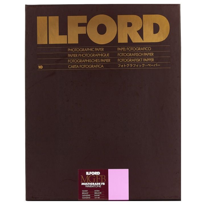 Ilford Multigrade FB Warmtone Glossy 12x16" 10 Sheets Darkroom Paper MGFBWT1K