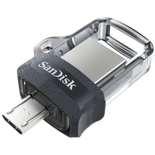 SanDisk Ultra Dual  m3.0 SDDD3 128GB USB3.0 Black USB3.0 micro-USB connector**