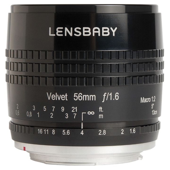 Lensbaby Velvet 56mm f/1.6 Lens for Pentax K (Black)