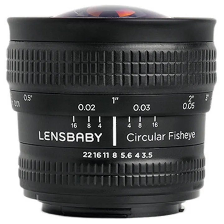 Lensbaby 5.8mm f/3.5 Circular Fisheye Lens for Nikon F ***