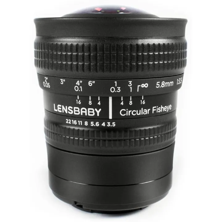 Lensbaby 5.8mm f/3.5 Circular Fisheye Lens for Micro Four Thirds **