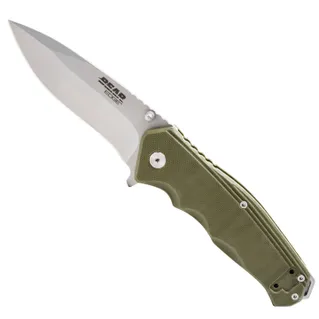 Bear Edge 4 1/2" OD Green Sideliner Lock Knife