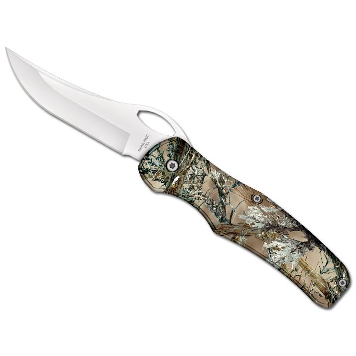 Bear & Son 12cm Aluminium Sideliner Knife - Camouflage**