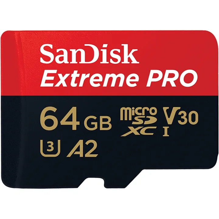 SanDisk Extreme Pro microSDXC UHS-I 64GB Memory Card - 170MB /s R, 90MB/s W ***