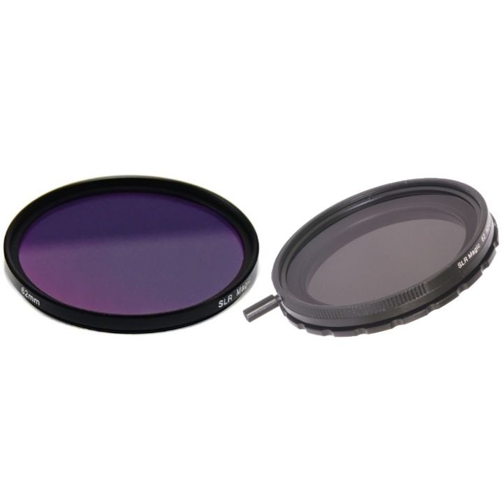 SLR Magic Variable ND II Filter 52mm & IRND Filter 62mm Set