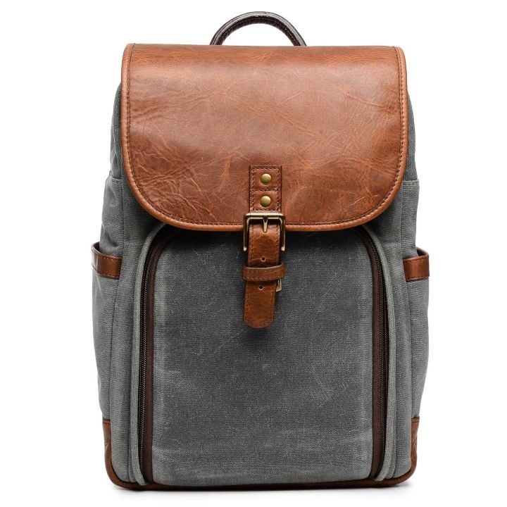 ONA Monterey Backpack - Smoke & Antique Congnac