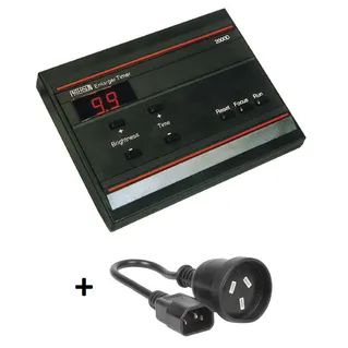 Paterson 2000D Darkroom Timer inc IEC Plug To 240v Socket 15cm Cable
