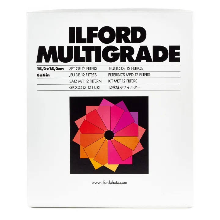 Ilford Multigrade Darkroom Filters (00-5) 6x6”