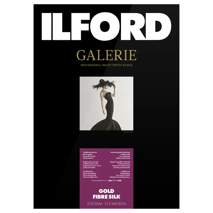 Ilford Gold Fibre Silk Pages 33x33 (330mm x 365mm) - Square