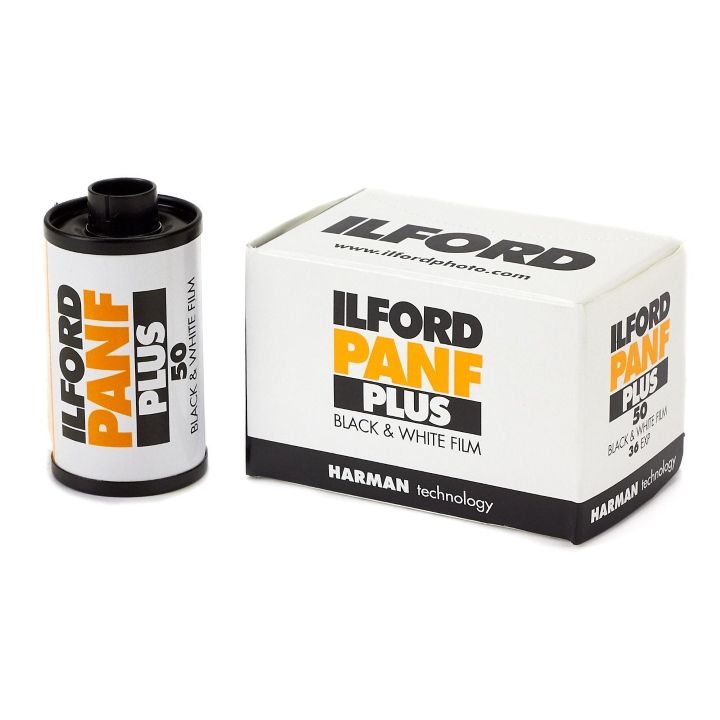 Ilford Pan F Plus ISO 50 35mm 36 Exposure Black & White Film