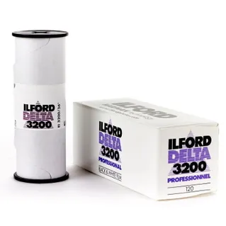 Ilford Delta 3200 ISO PROFESSIONAL 120 Roll Black & White Film