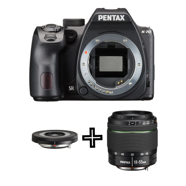 Pentax K70 +DA1855mm Lens + DA40mm f/2.8 Lens 16270K3 C.R. Kennedy