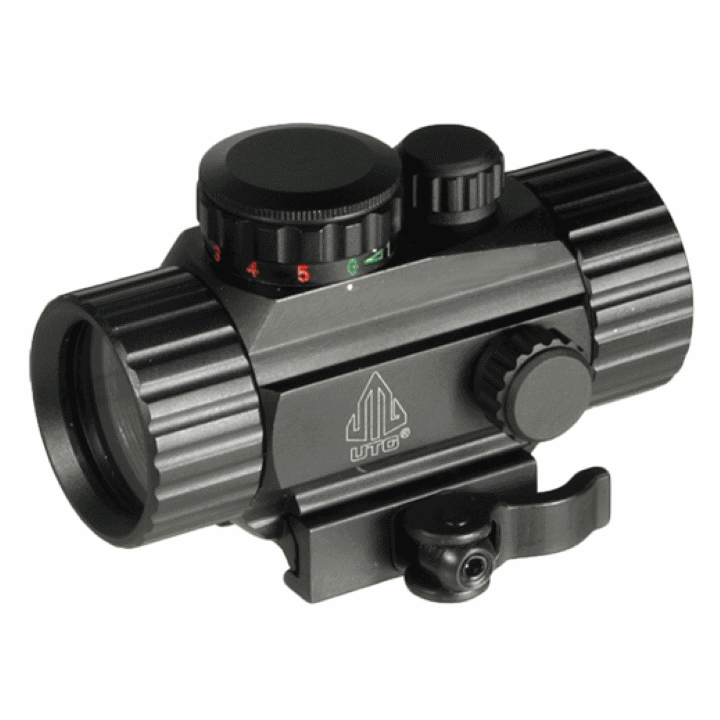 Leapers UTG 1x38mm Red/Green Circle Dot Sight with QD Picatinny Mount **