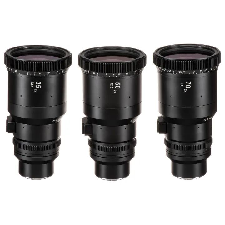 SLR Magic Anamorphot-CINE 2x, 3-lens set - 35mm, 50mm 70mm MFT MT in one 3-lens case