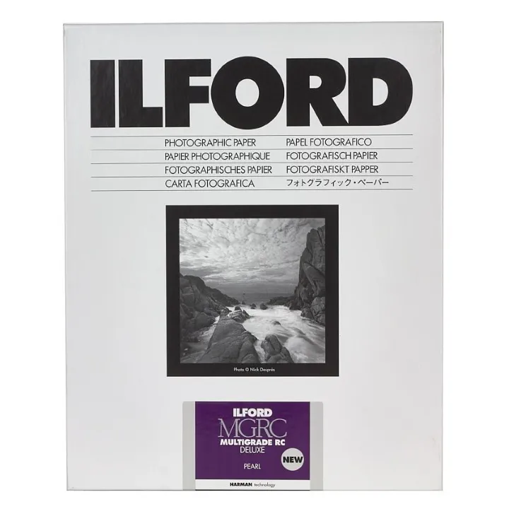 Ilford Multigrade Deluxe Pearl Quarto 9.5x12" 10 Sheets Darkroom Paper MGRCDL44M