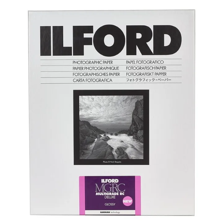 Ilford Multigrade Deluxe Gloss Postcard Paper 3.5x5.5" 100 Sheets Darkroom Paper MGRCDL1M