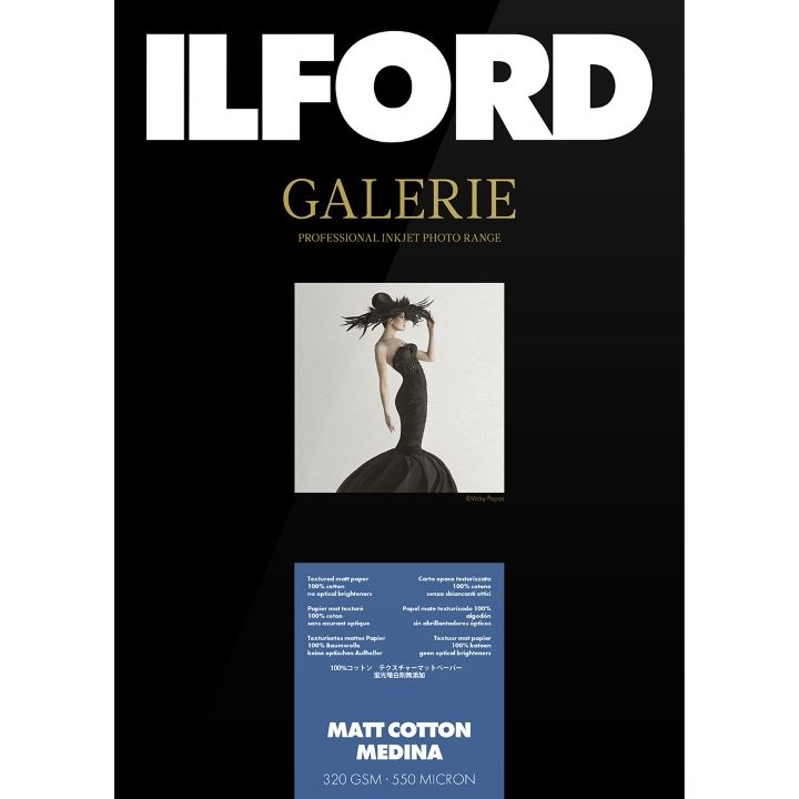 Ilford Galerie Matt Cotton Medina Photo Paper Rolls (320GSM)