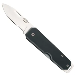 Bear 3 7/8" Drop Point Folder Black Alumin