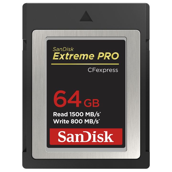 SanDisk Extreme PRO CFexpress Type B 64GB 1500MB/S R 800MB/s W SDCFE Card **