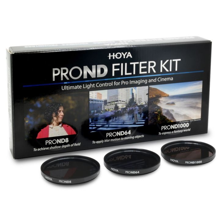 Hoya 62mm PRO ND 8 / 64 / 1000 Filter Kit**