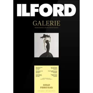 Ilford Galerie Gold Fibre Rag Photo Paper Sheets (270 GSM)