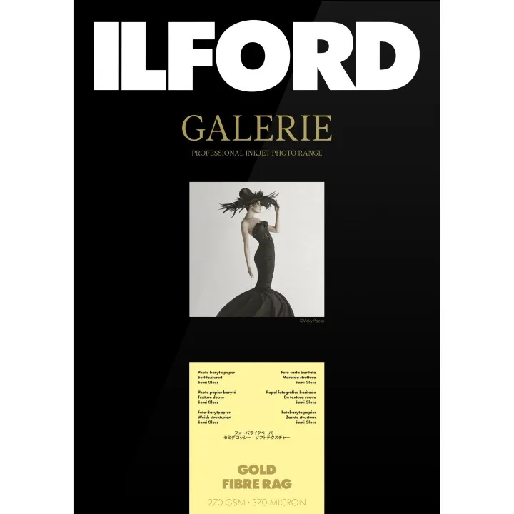 Ilford Galerie Gold Fibre Rag Photo Paper Rolls (270 GSM)