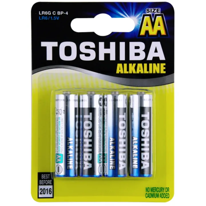 Toshiba AA Battery Quad Pack