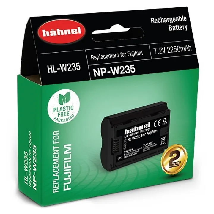 Hahnel Digital Still NP-W235 2250mAh 7.2V Battery for Fuji