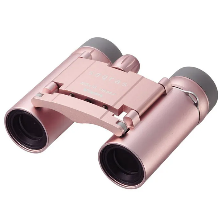 Vixen SAQRAS 6x16 DCF Compact Binoculars - Pink