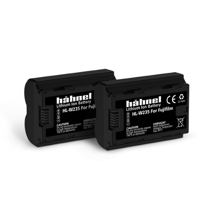Hahnel HL-W235 Twin Pack Battery 2250mAh 7.2V for Fuji NP-W235
