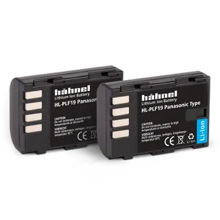 Hahnel Digital Still battery HL-PLF19 Twin Pack for Pana 1970mAh 7.2V