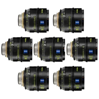 Zeiss Supreme Prime Radiance Set PL Mount (21mm, 25mm, 29mm, 35mm, 50mm, 85mm, 100mm)