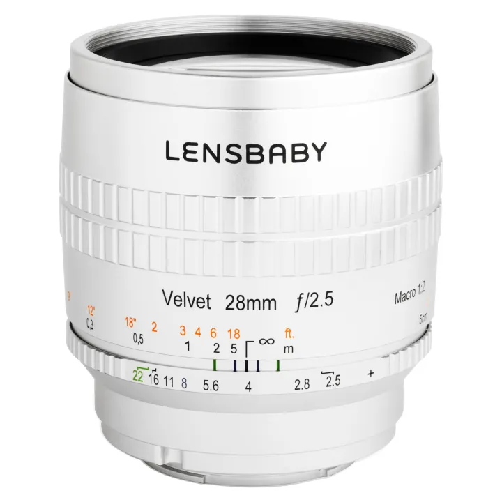 Lensbaby Velvet 28mm f/2.5 Lens for Nikon Z (Silver)