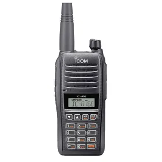 ICOM IC-A16E 6-Watt  VHF Portable Airband Radio (Non-Bluetooth Version)