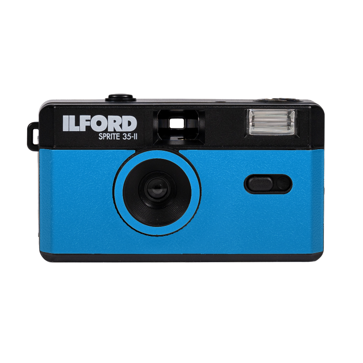 Ilford SPRITE 35-II Reusable Camera - Black & Blue**
