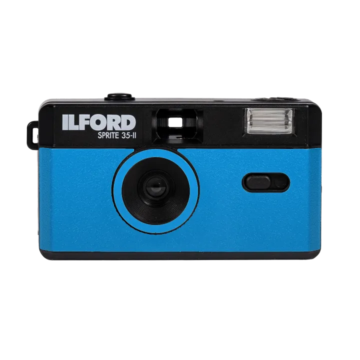 Ilford SPRITE 35-II Reusable Camera - Black & Blue**